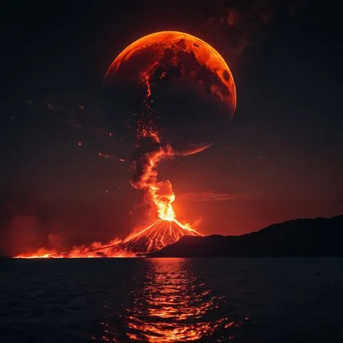 fire planet,volcanic,burning earth,erupting,eruption,end of the world,erupt,eruptions,scorched earth,apocalypse,volcanic eruption,lake of fire,eruptive,nibiru,krakatoa,vulcano,apocalyptic,calbuco volcano,erupts,the end of the world,Illustration,Black and White,Black and White 33