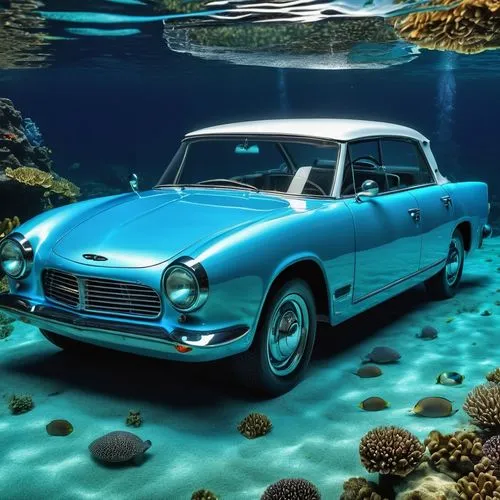 underwater background,3d car wallpaper,karmann ghia,retro car,retro automobile,amphicar,under the water,karmann,mercedes benz 190 sl,mini cooper,karmann gia,car wallpapers,underwater world,mercedes-benz 190 sl,under the sea,mercedes 190 sl,renault alpine model,aquarium,under water,vignale,Photography,General,Realistic