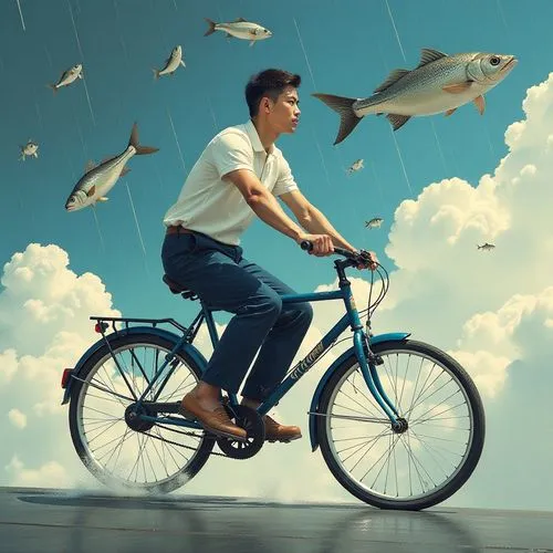 photo manipulation,photoshop manipulation,bicycle,bicycling,bicycle ride,bicyclist