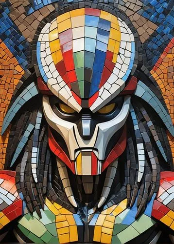 gundam,transformers,decepticon,robot icon,transformer,bot icon,mecha,cubism,rubik,rubiks,multicolor faces,valk,rubik's cube,head icon,digiart,inca face,mandrill,scarab,trigram,fractalius,Art,Artistic Painting,Artistic Painting 45