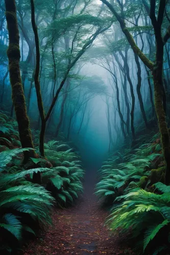 foggy forest,elven forest,fairytale forest,forest path,green forest,forest of dreams,fairy forest,enchanted forest,germany forest,forest glade,forest floor,forest landscape,the mystical path,the forest,holy forest,haunted forest,forest,foggy landscape,fir forest,coniferous forest,Illustration,Abstract Fantasy,Abstract Fantasy 08