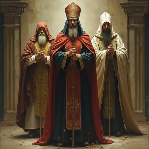 sacerdotes,holy three kings,the three wise men,hieromonk,three wise men,hierarchs