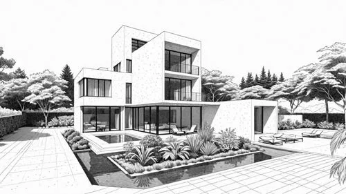 sketchup,revit,3d rendering,house drawing,landscape design sydney,habitaciones,Design Sketch,Design Sketch,Detailed Outline