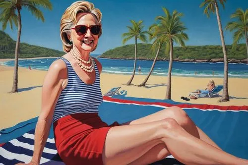 deckchair,bahama mom,puerto rico,deckchairs,coconut grove,kohphangan,bay of pigs,palmbeach,deck chair,beach towel,beach background,coconuts on the beach,haiti,cuba background,liberia,oil painting,carol m highsmith,pantsuit,carol colman,susanne pleshette,Conceptual Art,Daily,Daily 29