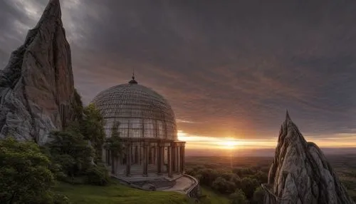 observatory,granite dome,planetarium,roof domes,telescopes,edinburgh,elbe sandstone mountains,dome,scottish folly,temple fade,devil's tower,bagan,musical dome,rock-mosque,astronomy,scotland,benedictin