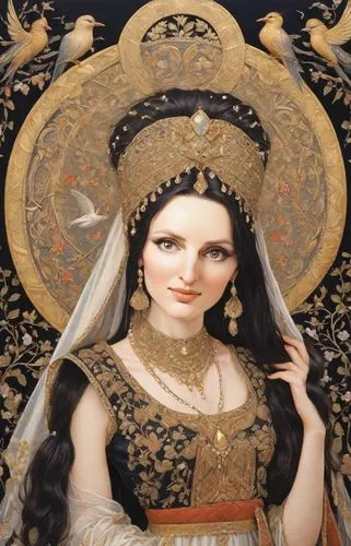 viveros,crivelli,mantilla,the angel with the veronica veil,the prophet mary,bvm