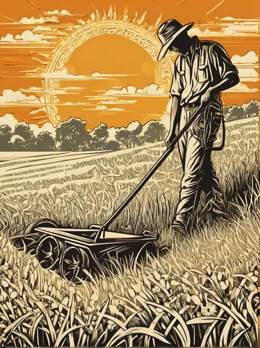 A tired grass cutter under the scorching sun,field cultivation,threshing,straw harvest,farmer,agriculture,farmworker,grain harvest,haymaking,paddy harvest,agroculture,aggriculture,harvester,farming,fu