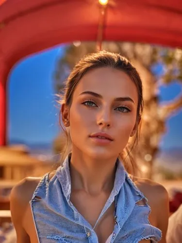 A perfect woman.,a beautiful young woman standing under an umbrella,anastasiadis,girl on the boat,girl in overalls,albanian,sarikaya,dominika,Photography,General,Realistic