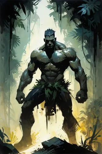 skaar,kotal,shadowpact,turok,hulk,megalon,krausert,incredible hulk,tarzan,orc,ryu,outworld,cleanup,avenger hulk hero,hulking,shadowboxer,paleobotanist,orcish,greyskull,forest man,Conceptual Art,Fantasy,Fantasy 10