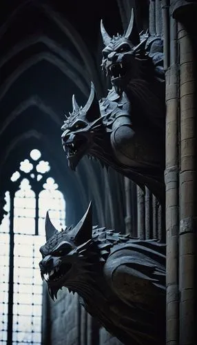 gargoyles,marauders,gargoyle,hogwarts,leavesden,dragons,diagon,griffons,marauding,dragones,marauded,dragon,portcullis,griffins,patronus,dragonlord,breedon,hall of the fallen,triwizard,black dragon,Conceptual Art,Daily,Daily 14