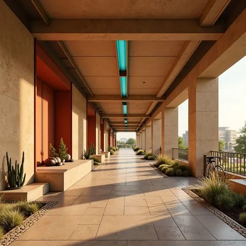 breezeway,daylighting,courtyards,patio,peristyle,patios,walkway,corten steel,underpasses,3d rendering,colonnades,masdar,inside courtyard,atriums,colonnade,pedway,courtyard,midcentury,underpass,carports