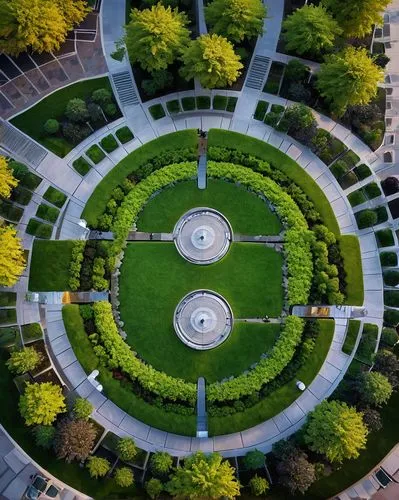 the center of symmetry,lafayette park,japan peace park,garden of the fountain,center park,view from above,urban park,dji spark,centennial park,palo alto,cupertino,capitol square,roundabout,hyang garden,japan garden,city park,bahai,drone shot,sjsu,yonsei,Photography,Documentary Photography,Documentary Photography 09