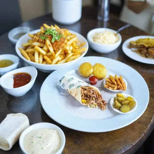 schnitzel with fries,mezze,turkish cuisine,middle-eastern meal,greek food,middle eastern food