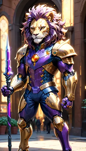 forest king lion,royal tiger,lion - feline,purple and gold,skeezy lion,male lion,lion father,female lion,lion,gold and purple,cat warrior,lion number,leo,lion white,seam,lion's coach,stone lion,kyi-leo,tigerle,lavendar,Anime,Anime,Cartoon