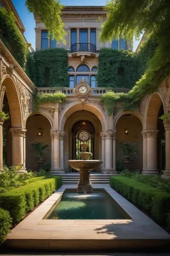 philbrook,stanford university,ucla,kykuit,stanford,quadrangle,mirogoj,courtyard,tulane,inside courtyard,usc,courtyards,filoli,pinacoteca,caltech,villa d'este,palladianism,palo alto,auc,glyptotek,Illustration,Abstract Fantasy,Abstract Fantasy 15