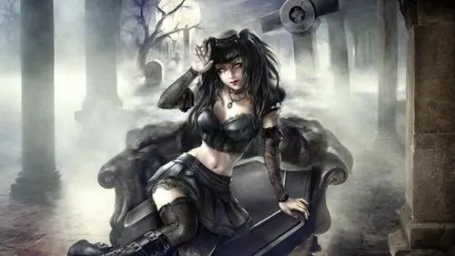 hecate,albedo,sorceress,dark elf,vayne,female warrior