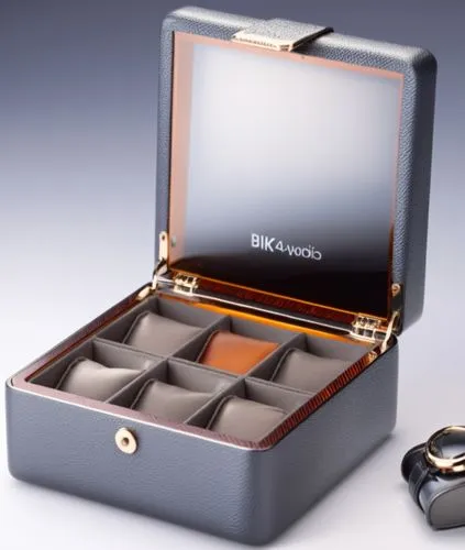 超逼真，时尚,open watch box with eight watches inside,carnaudmetalbox,clogau,nespresso,cosmetic packaging,ouya,rockbox,Photography,General,Realistic