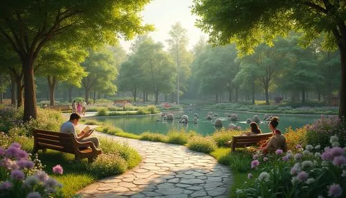 walk in a park,idyll,landscape background,world digital painting,nature garden,english garden,sake gardens,salt meadow landscape,idyllic,romantic scene,green meadow,park bench,fantasy landscape,urban park,landscaper,forest path,fantasy picture,japanese garden,central park,city park,Photography,General,Realistic