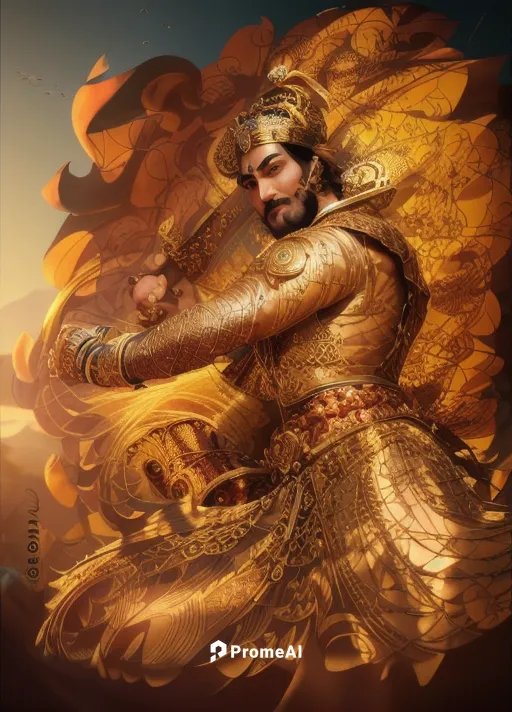 king of Maratha, warrier, cinematic, ,yi sun sin,zoroastrian novruz,shuanghuan noble,xing yi quan,dusshera,bansuri,ramayana,ramayan,thracian,vishuddha,torch-bearer,garuda,golden dragon,sangharaja,yuva