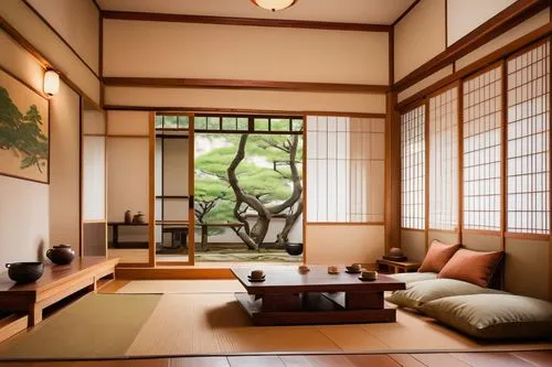 japanese-style room,ryokan,ryokans,tatami,dojo,teahouse,chanoyu,tea ceremony,teahouses,japanese zen garden,zazen,zen garden,japanese style,zendo,tea zen,zen,shoin,hideyoshi,kyoto,yasunari,Art,Classical Oil Painting,Classical Oil Painting 27