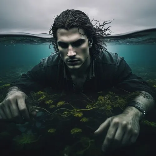 the man in the water,waterkeeper,god of the sea,aegir,sea god,northman,submerged,atlantean,underwater background,shannara,greyjoy,gladio,under the water,momoa,submersion,poseidon,daemon,thereunder,submersed,submerge,Photography,Documentary Photography,Documentary Photography 23