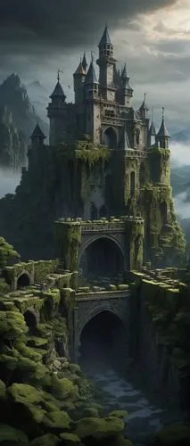 fantasy landscape,castle of the corvin,water castle,ghost castle,fairy tale castle,knight's castle,ruined castle,fairytale castle,fantasy picture,haunted castle,castle,castel,witch's house,medieval castle,fantasy world,bastei,fantasy art,gold castle,castle ruins,castles,Art,Classical Oil Painting,Classical Oil Painting 26