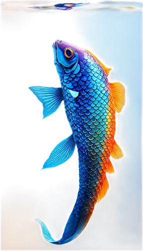 ornamental fish,rainbowfish,blue fish,beautiful fish,gourami,blue stripe fish,dartfish,snapfish,squirrelfish,killifish,poisson,cychropsis,fish in water,oreochromis,discus fish,wrasse,cichlid,mandarinfish,haplochromis,damselfish,Illustration,Realistic Fantasy,Realistic Fantasy 45