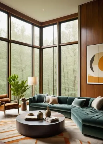 mid century modern,modern living room,interior modern design,contemporary decor,mid century house,oticon,living room modern tv,minotti,modern decor,search interior solutions,midcentury,mid century,fallingwater,wooden windows,neutra,livingroom,fromental,hovnanian,wood window,sitting room,Illustration,Retro,Retro 15