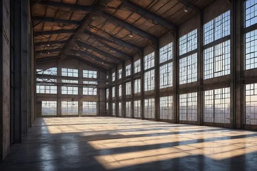 daylighting,factory hall,industrial hall,empty interior,empty hall,empty factory,wooden windows,warehouse,freight depot,windows wallpaper,lattice windows,fenestration,structural glass,row of windows,hangar,warehouses,windows,revit,crossbeams,hangars,Conceptual Art,Fantasy,Fantasy 28