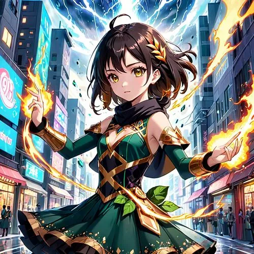 nico,fire angel,japanese idol,sword lily,cg artwork,fire background,fire lily,honolulu,dancing flames,goddess of justice,sanya,ganai,japanese sakura background,azalea,tiger lily,vanessa (butterfly),idol,fire artist,honmei choco,piko,Anime,Anime,Traditional