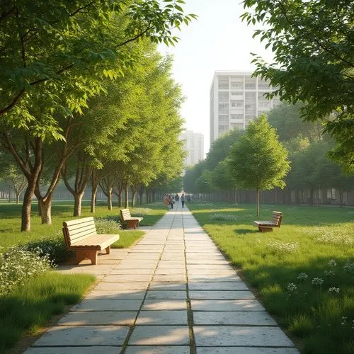 walk in a park,urban park,park akanda,greenspace,park bench,green space,city park,benches,wooden bench,streamwood,greenspaces,pathway,walkway,tree lined path,greenway,yeouido,landscape background,the park,songdo,in the early summer,Photography,General,Realistic