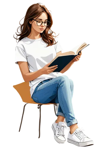 girl studying,girl drawing,study,bookworm,digital painting,studious,fashion vector,reading glasses,girl in t-shirt,illustrator,vector illustration,reading,librarian,studies,world digital painting,sci fiction illustration,tutor,vector art,bookstar,kids illustration,Illustration,Black and White,Black and White 05