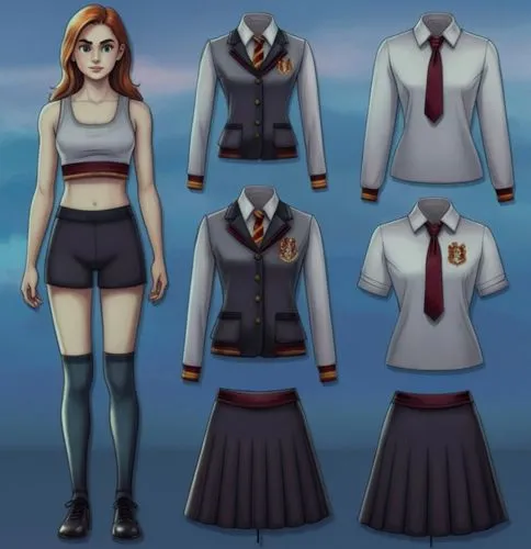 derivable,school clothes,a uniform,uniforms,school skirt,uniform,women's clothing,tailcoats,police uniforms,business girl,turnarounds,anime japanese clothing,outfits,shirttails,dressup,ladies clothes,fashionable clothes,blazer,tailcoat,clothing,Unique,Design,Character Design