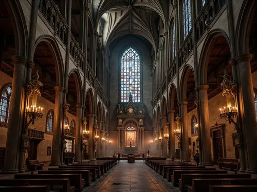 transept,nave,interior view,aachen cathedral,presbytery,the interior,gothic church,interior,cathedrals,sanctuary,kerk,pieterskerk,verkerk,evensong,main organ,empty interior,ecclesiastical,ecclesiatical,markale,cathedral