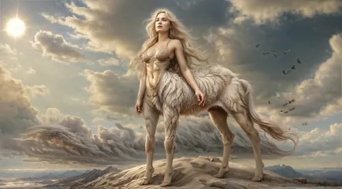 white horse,a white horse,albino horse,fantasy picture,white horses,fantasy art,the zodiac sign pisces,mythological,pegasus,fantasy woman,centaur,golden unicorn,unicorn art,arabian horse,zodiac sign libra,constellation unicorn,horse herder,sagittarius,equine,mythical creature