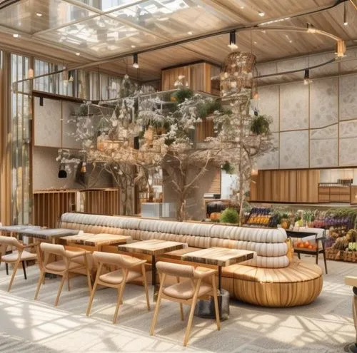 breakfast room,wintergarden,renderings,packinghouse,hotel lobby,a restaurant