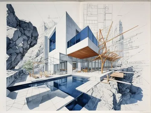 archigram,halderman,cantilevers,fallingwater,inhabitation,bjarke,casgrain,deconstructivism,deconstructivist,architectures,corbu,neutra,snohetta,hejduk,gehry,architettura,constructivist,unbuilt,archida