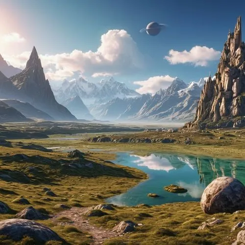 fantasy landscape,gondolin,futuristic landscape,beleriand,mountainous landscape,landscape background,terraformed,ithilien,erebor,terraforming,tirith,mountain world,mountain landscape,landscape mountains alps,alpine landscape,beautiful landscape,mountain plateau,alien planet,fantasy picture,cartoon video game background