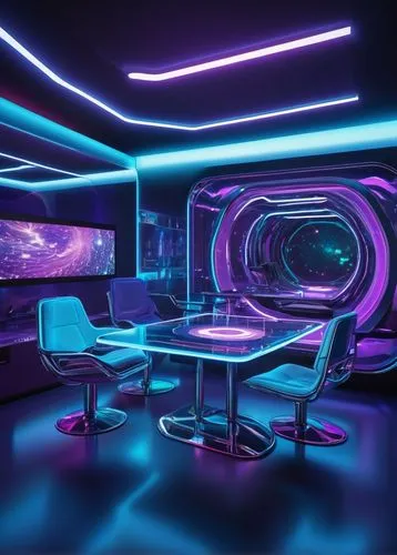 ufo interior,spaceship interior,spaceland,computer room,spaceship space,3d background,neon coffee,sky space concept,nightclub,neon light,futuristic,conference room,3d render,cyberspace,spaceship,futuristic landscape,neon human resources,space,black light,neon lights,Conceptual Art,Graffiti Art,Graffiti Art 01