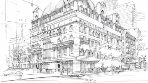 coloring page,willis building,line drawing,pencils,coloring pages,facades,brownstone,semper opera house,flatiron building,office line art,marble collegiate,harrods,beautiful buildings,ginza,french bui