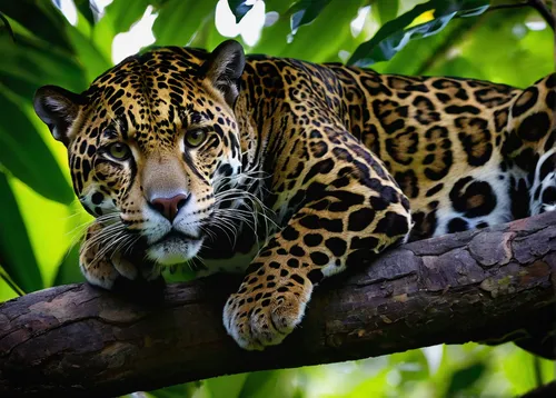 jaguar,belize zoo,sumatra,african leopard,sumatran,ocelot,hosana,leopard,cub,perched on a log,endangered,tropical animals,clouded leopard,belize,panther,leopard head,luwak,king of the jungle,tamarin,asian tiger,Art,Classical Oil Painting,Classical Oil Painting 05