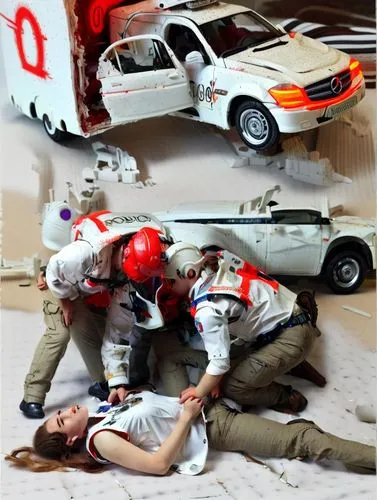 international red cross,paramedics,paramedics doll,american red cross,red cross,redcross,diorama,extrication,prehospital,medics,ifrc,car crash,rescue service,accident car,paramedic,icrc,the wreck of the car,car wreck,ambulance,first aid