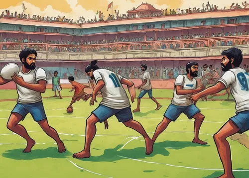 traditional sport,modern pentathlon,first-class cricket,bat-and-ball games,sports game,ball badminton,silambam,soccer world cup 1954,individual sports,playing sports,javelin throw,outdoor games,real tennis,six-man football,pentathlon,eight-man football,indoor games and sports,sporting activities,world cup,international rules football,Illustration,Paper based,Paper Based 26