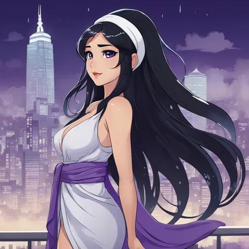 jasmine,purple background,purple dress,oriental princess,oriental girl,jasmine blossom,veil purple,dusk background,game illustration,la violetta,nightgown,rapunzel,japanese sakura background,hong,white purple,jasmine-flowered nightshade,yuri,asian woman,purple-white,maya,Illustration,Japanese style,Japanese Style 07