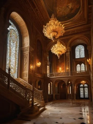 royal interior,ornate room,entrance hall,ballroom,europe palace,ornate,grandeur,crown palace,château de chambord,foyer,enfilade,baroque,empty interior,cochere,ritzau,palaces,dolmabahce,chateauesque,hallway,chandeliers,Conceptual Art,Oil color,Oil Color 02