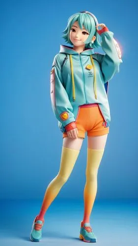 hatsune miku,siro,pamyu,nel,kpp,miku,Unique,3D,3D Character