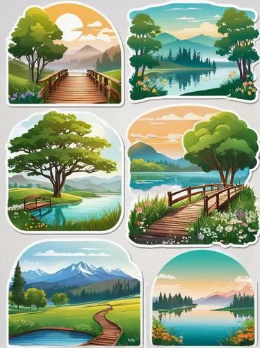 landscape background,landscapes,japan landscape,cool woodblock images,background vector,nature background,tokaido,coasters,backgrounds,houses clipart,panoramas,nature landscape,mousepads,sceneries,landmasses,cartoon forest,background design,landscape nature,placemats,river landscape,Unique,Design,Sticker