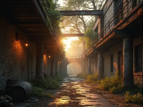 cryengine,old linden alley,alley,alleyway,theed,lumbago,cobblestone,alleyways,mostapha,alleys,cobblestones,draugen,medieval street,ruelle,morning light,lostplace,cobble,syberia,dishonored,dawn,Photography,General,Realistic