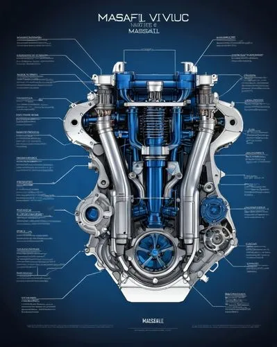 internal-combustion engine,maserati 6cm,maserati karif,race car engine,4-cylinder,mercedes engine,maserati mc12,8-cylinder,car engine,automotive air manifold,maserati racing,maserati 26m,engine block,maserati,maserati 250f,automotive engine part,manifold,engine,maserati spyder,univalve,Unique,Design,Blueprint