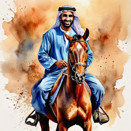 An Arab horseman man,sheikh zayed,zayed,arabians,zabeel,khalfan,united arabic emirates,united arab emirates,qahtani,manadel,thoroughbred arabian,arabian horse,emirati,meydan,guerrouj,qaboos,khaleej,be